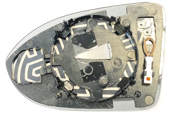 CG94 PIASTRA SPECCHIO TERMICA - VETRO ASF.- ADATTABILE SU VERSIONE MODELLO ANTIABBAGLIANTE - 4PIN - Posizione Sinistra [Lato Guida] Per Auto: PASSAT
