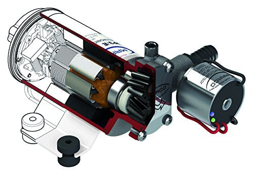 Marco 16460215 UP3/E Elettropompa Autoadescante con Controllo Elettronico, 12-24V Portata 15 litri/min