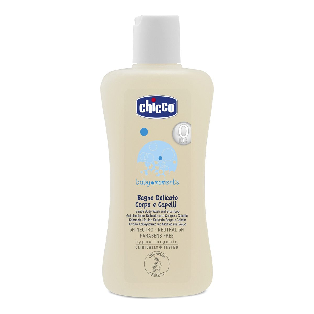 Chicco Baby Moments Bagno del Corpo e Capelli - 200 ml