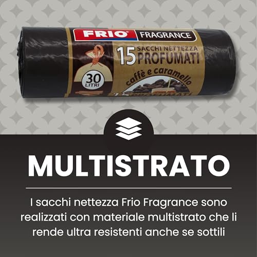 FRIO - Sacchetti spazzatura PROFUMATI 30 Litri