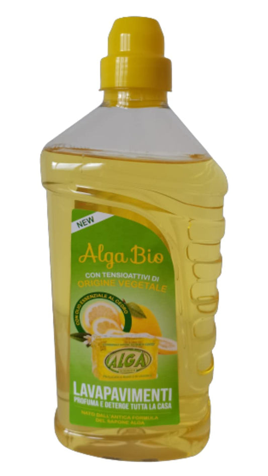 Alga bio detersivo lavapavimenti profumato con olio al cedro con tensioattivi di origine vegetale rimuove lo sporco e sgrassa