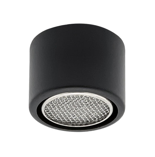 CG94 - Aeratore Rubinetto M.22X1 Femmina | Nero Opaco | Risparmio Idrico | Anticalcare | Acciaio Inox | Cucina e Bagno, Nero Opaco