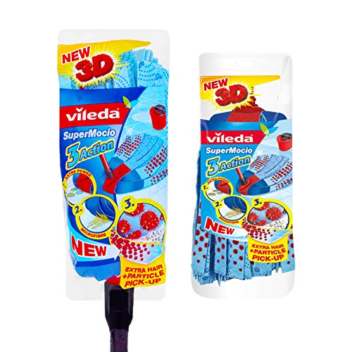 Vileda Supermocio 3 Action Mop con ricarica extra