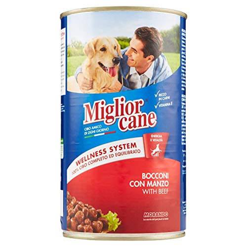 MigliorCane Bocconi manzo multipack 12 x 1250 Grammi