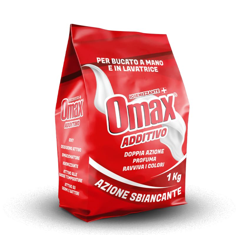Additivo Lavatrice Disinfettante In Polvere Per Bucato, Smacchia E Elimina I Cattivi Odori - Doppia Azione Sbiancante-1kg
