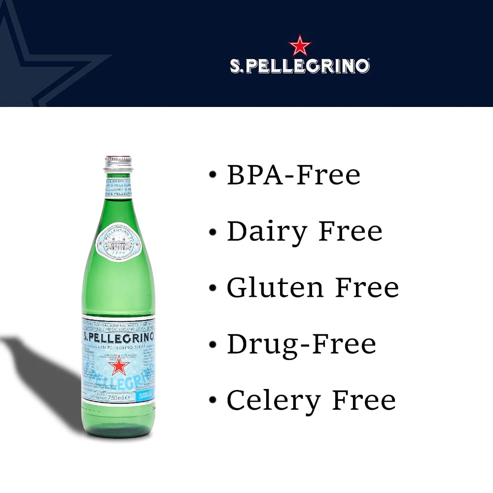 San Pellegrino Acqua Minerale Sanpellegrino Frizzante In Vetro, 750ml