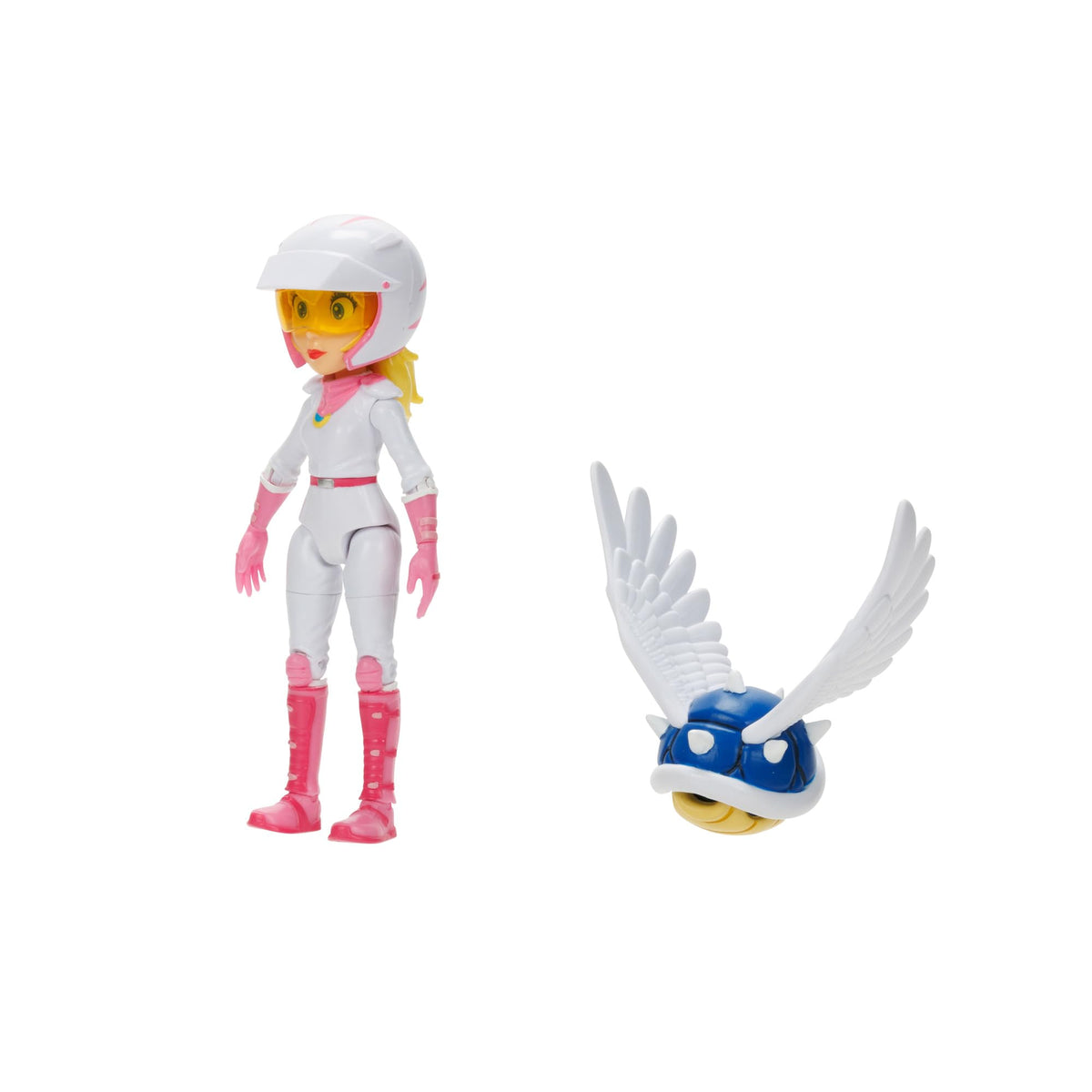Nintendo Super Mario Movie – Action figure di Biker Peach alta 13 cm, articolata ed estremamente dettagliata, con guscio spinato alato. Direttamente dal film! Per bambini e collezionisti