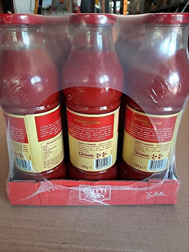 Passata di pomodoro in vetro Mutti cartone da 700gr x 12 pz