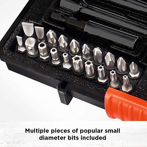 BLACK+DECKER Set per Avvitare con Cricchetto