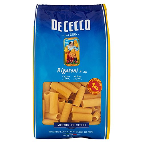 De Cecco - Rigatoni N.24, 1 Kg - [confezione da 6]