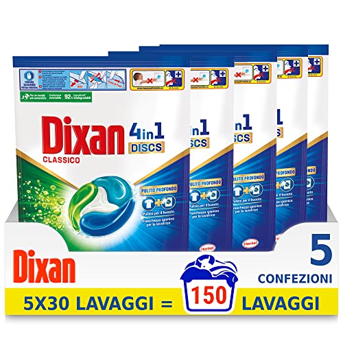 Dixan Discs, Detersivo Lavatrice in Capsule