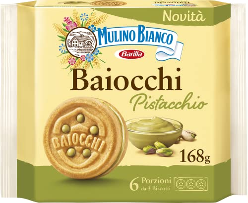 Mulino Bianco Biscotti Baiocchi al Pistacchio
