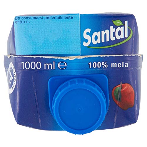 Santal - Succo, 100% Mela - 12 pezzi da 1 l [12 l]