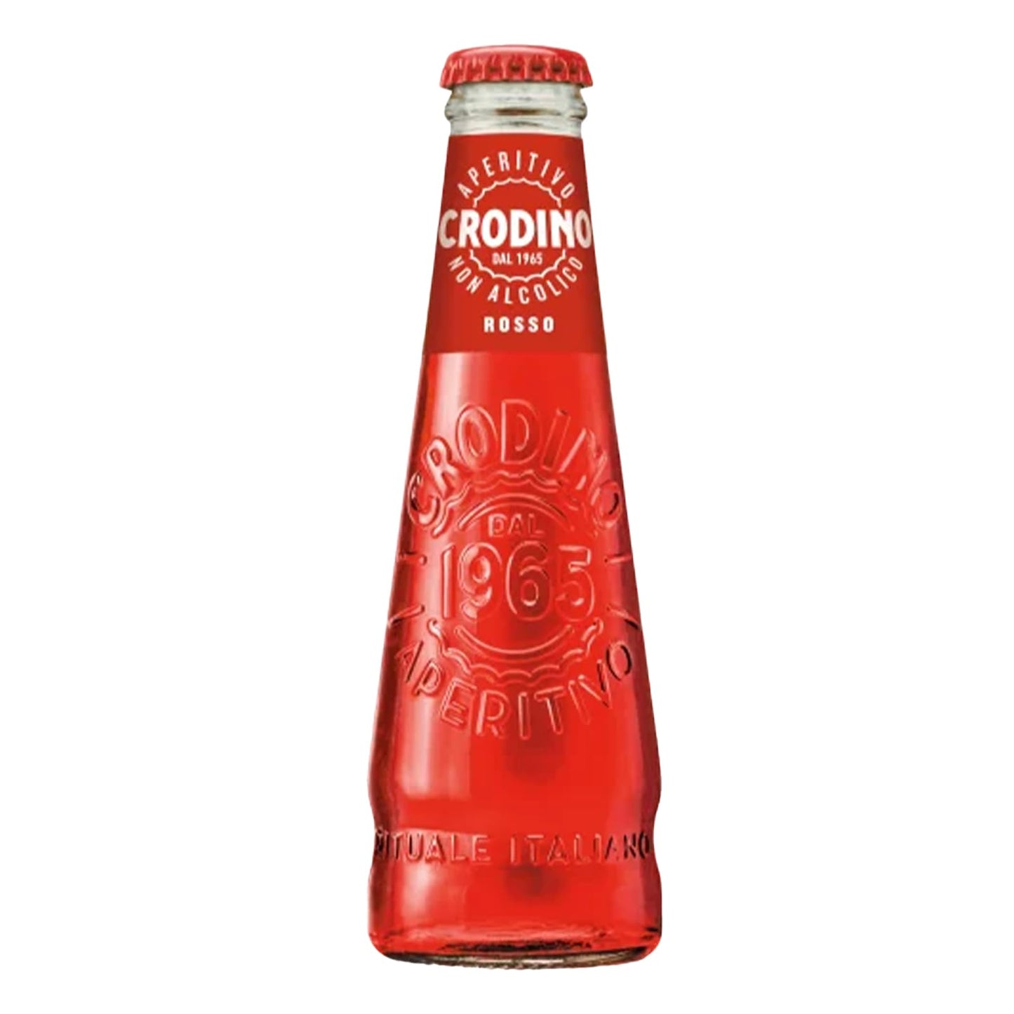 Crodino Rosso XL Aperitivo Analcolico 17,5cl Confezione da 24 Bottigliette Il Vero Aperitivo Italiano Gusto Arancia Rossa