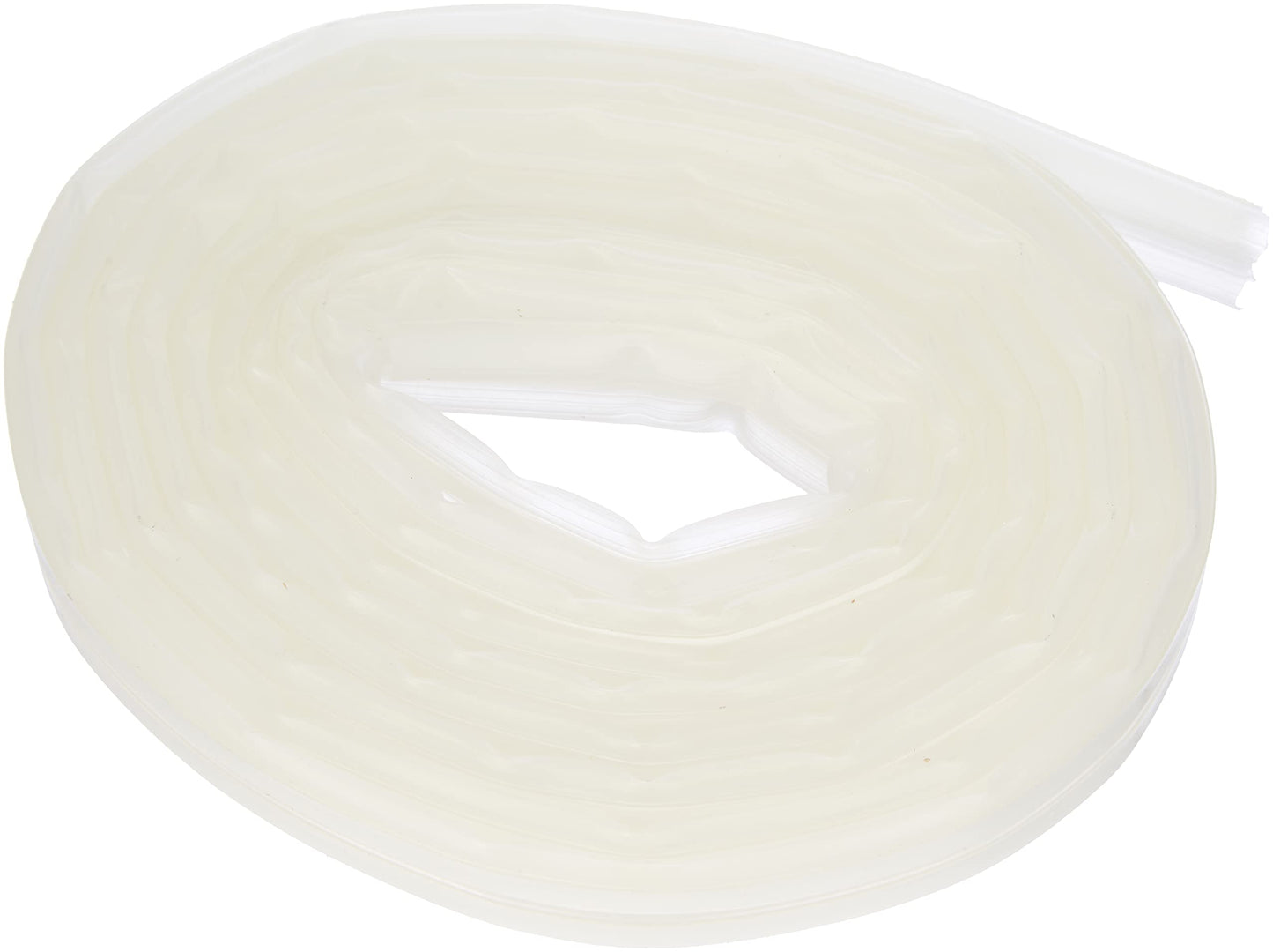 Geko 940013, Guarnizione adesiva termoplastica per porte e finestre, isolante contro caldo e freddo, anti UV, durata 15 anni, Bianco (transparent)