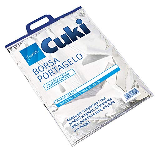 Cuki - Congela, Borsa Portagelo Riutilizabile, Triplo Strato , 1 Pezzo
