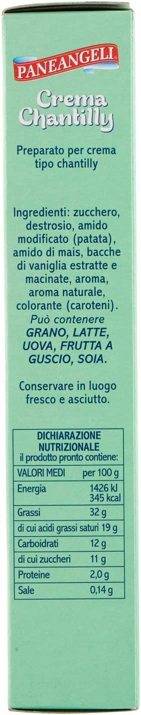 Paneangeli Cream Chantilly Cream Mix Cake 2x 40g