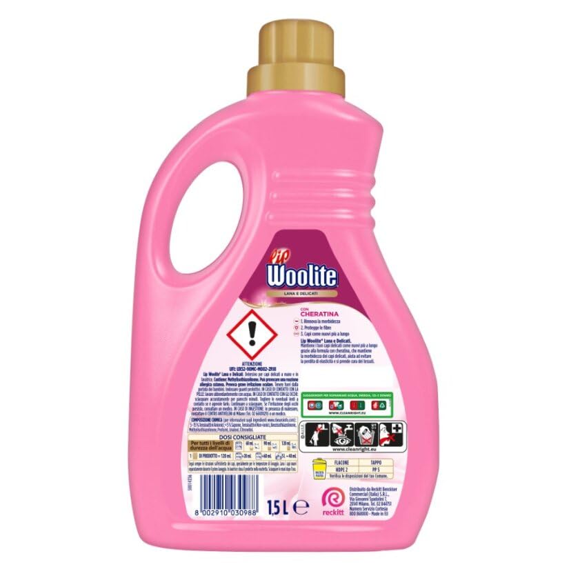 Lip Woolite Detersivo Lavatrice Liquido