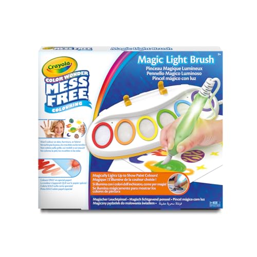 CRAYOLA Color Wonder MagiPennello Luminoso, Magic Light Brush