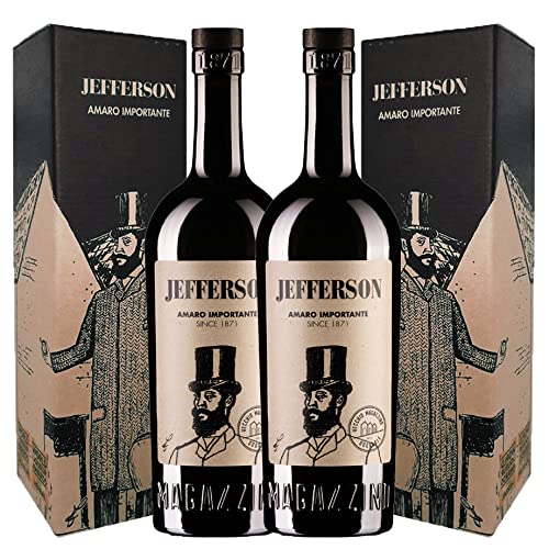 2pz. Jefferson Amaro Importante Astucciato 70 cl - Migliore Amaro al Mondo 2018