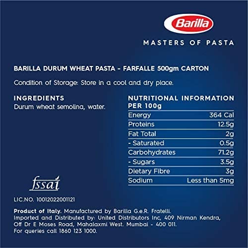 Barilla Farfalle n°65 (24 x 500g)