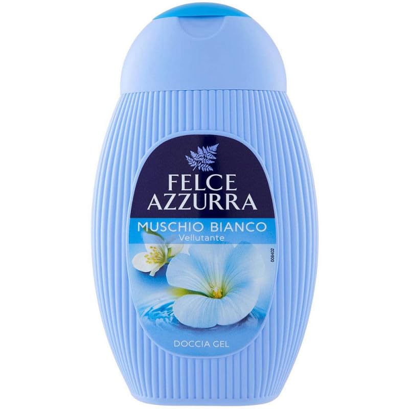 6x Felce Azzurra Muschio Bianco Gel da Doccia - Doccia Gel Bagnoschiuma 250ml