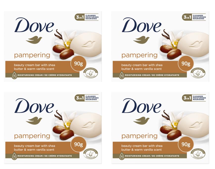 Dove Sapone burro di karitè (4 x 90 g)