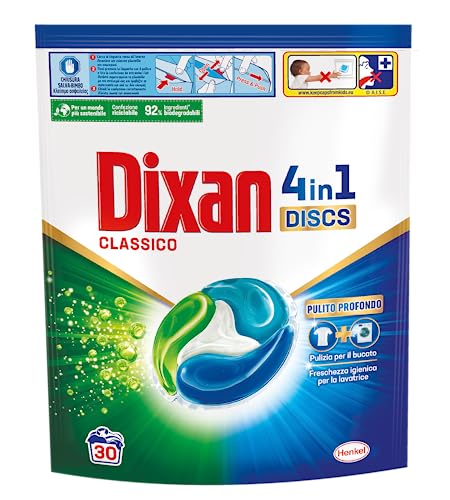 Dixan Discs, Detersivo Lavatrice in Capsule