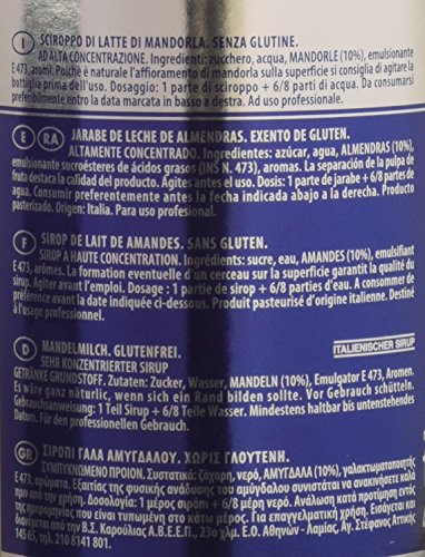 Fabbri Sciroppo Liquido gluten free "Mixybar" latte mandorla lt.1