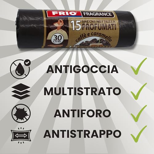 FRIO - Sacchetti spazzatura PROFUMATI 30 Litri