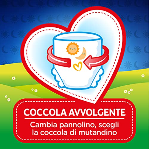 Pampers Sole e Luna Pannolino a Mutandino Maxi, Taglia 4 (8-15 kg), 60 Pannolini