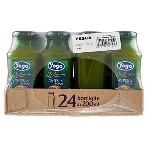 Yoga Succo Pesca In Vetro, 200ml