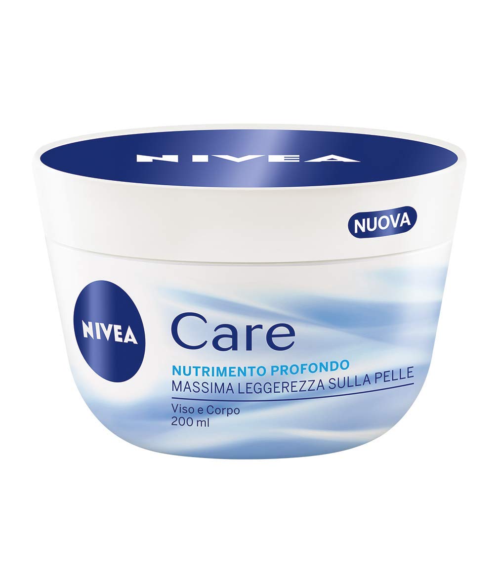 Nivea Care NutriMento Profondo, Crema Idratante Viso e Corpo, 200 ml