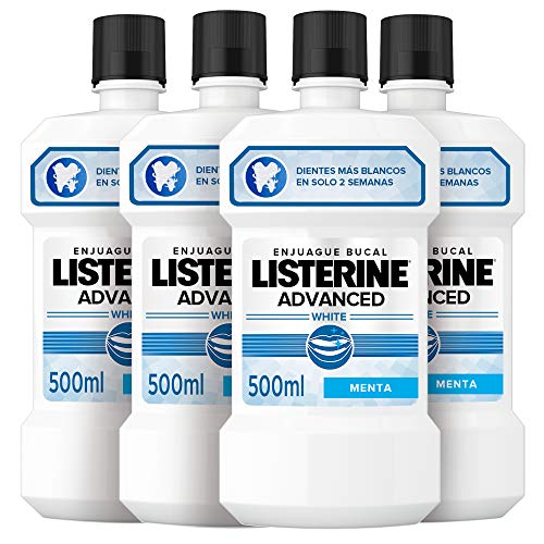 Listerine, Collutorio sbiancante avanzato, 4 x 500 ml