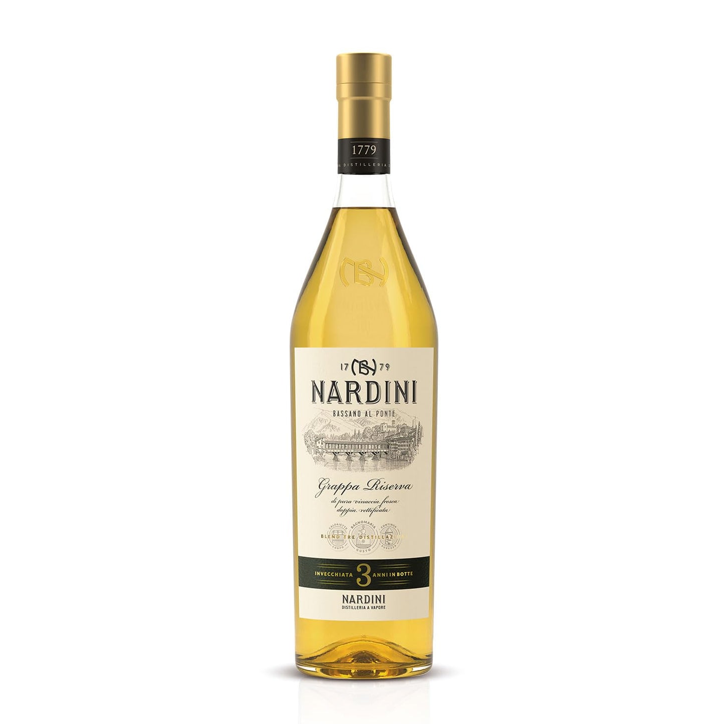 Nardini Grappa Riserva 3 Anni 50% vol 1 l