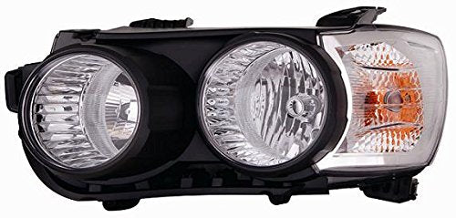 FARO DEPO H7-H1 C/MOT. ELETTRICO PARABOLA NERA CHEVRO.LET AVEO - >05/'11 - SX