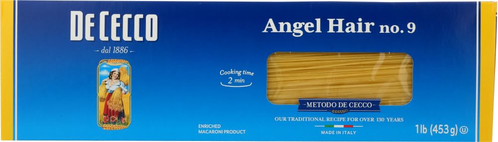 De Cecco Pasta Angel Hair - Confezione da 6