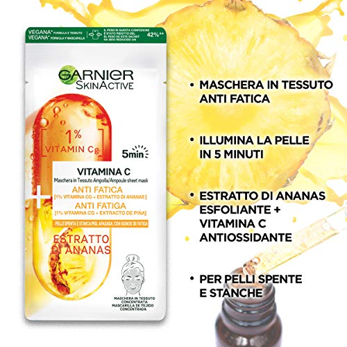 Garnier Maschera in Tessuto Ampolle