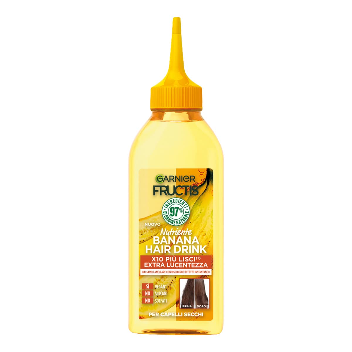 FRUCTIS BANANA HAIR DRINK - Balsamo Lamellare Nutriente 200 ml