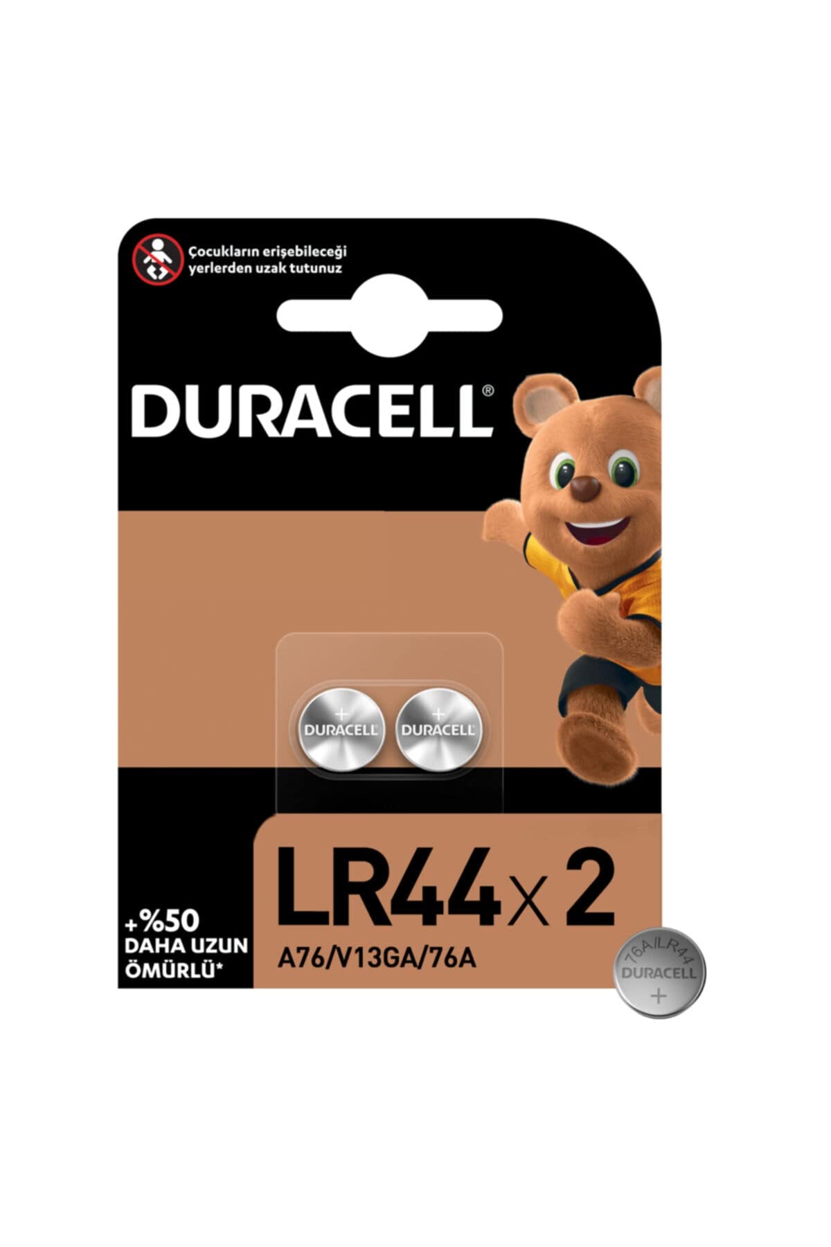 DURACELL LR44 1,5v Litio 2pz -DU23