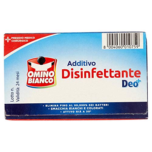 Omino Bianco - Additivo Disinfettante, Polvere Battericida e Virucida per bucato - 450 g parent