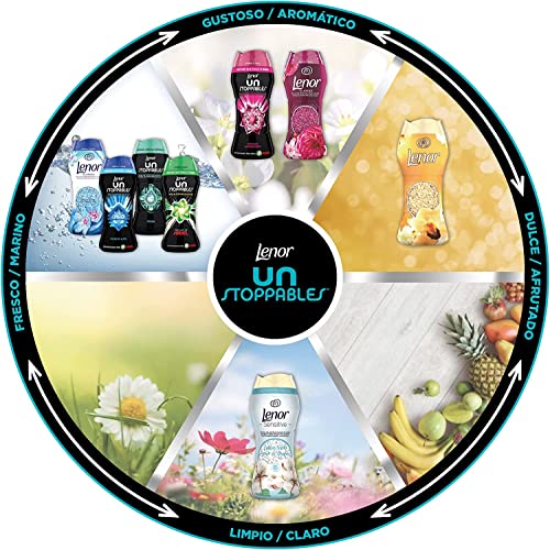 LENOR, Unstoppable - Perle di profumo per abbigliamento, 93 lavaggi, perline ammorbidenti per vestiti, fragranza Dreams, 1 pezzo (confezione da 6)