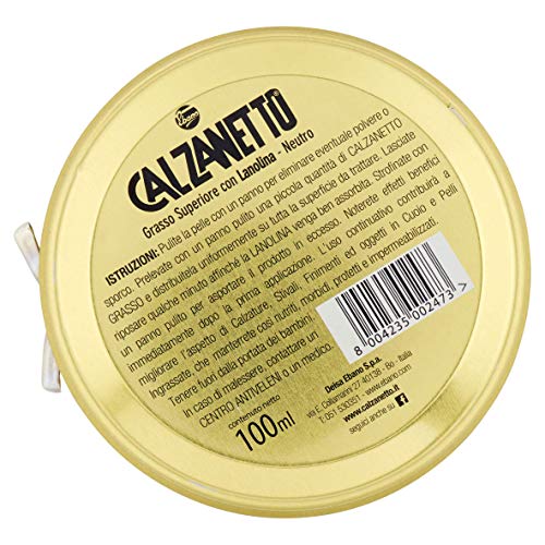 Calzanetto Grasso Superiore con Lanolina, Trattamenti e Lucidi Scarpe Unisex-Adulto, Multicolore, 9.3 Cmx 93 Cmx 93 cm