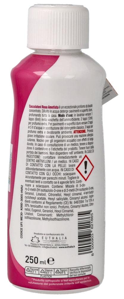 Coccolatevi Additivo Profumo Bucato Rosa Ametista 40 Lavaggi, 250ml