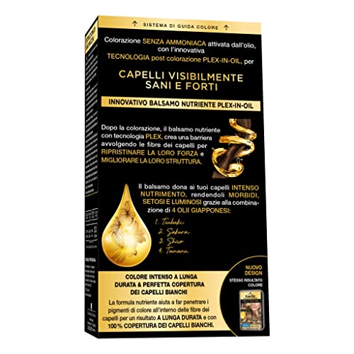 Schwarzkopf Palette Oleo, colorazione permanente copertura professionale capelli bianchi, 8-5 Biondo Beige, confezione singola