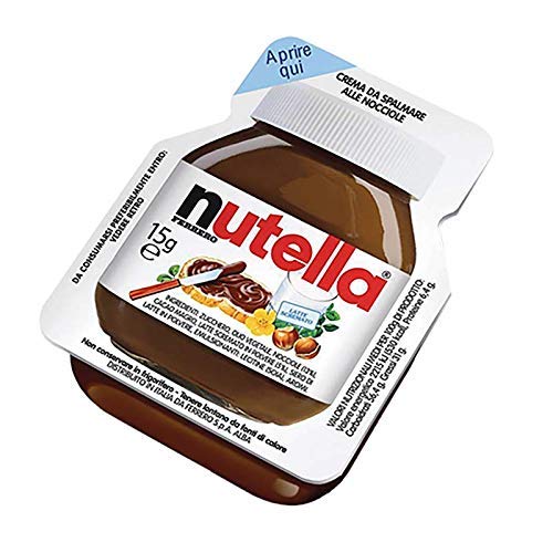 Nutella Ferrero - crema spalmabile monodose, 120 vaschette da 15g [1800g]
