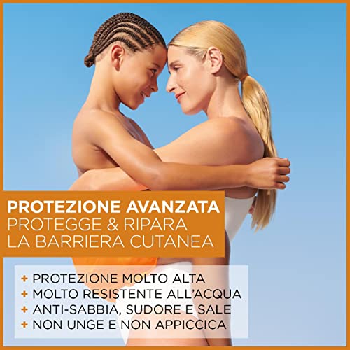 Garnier Ambre Solaire Advanced Sensitive Adulti Ceramide Protect Latte Protettivo SPF50+, 175 ml