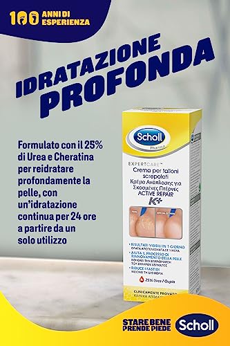 Scholl Crema K+ per Talloni Screpolati e Secchi
