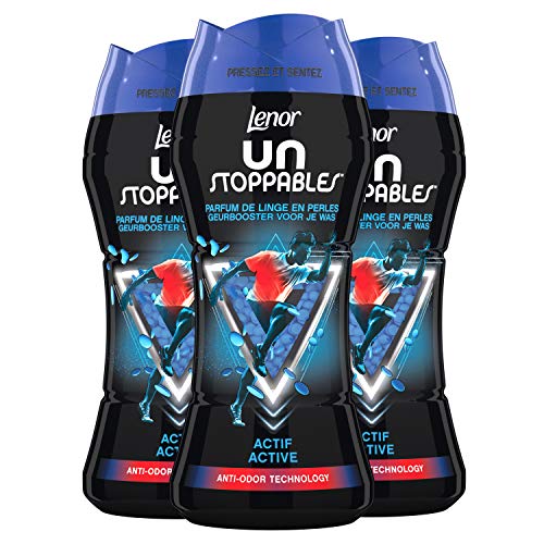 Lenor unstoppables Profumo di biancheria in perle – 210g x Set di 3