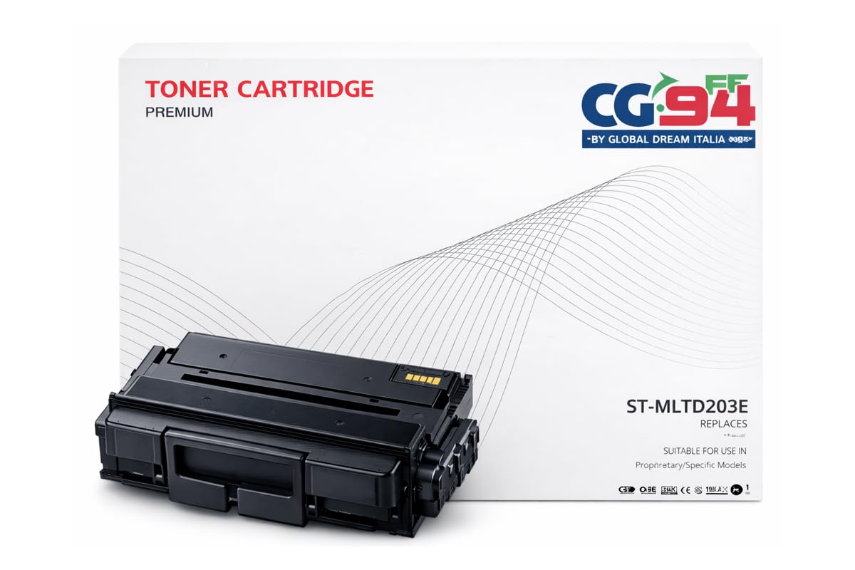 CG94 Toner Compatibile MLT-D203E, Nero, Alta Capacità, per Samsung M3820ND, M3870FD, M4020ND, M4070FR